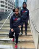 Trapstar Hoodie Полный спортивный костюм радужный полотенце вышив