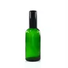 200pcs 100ml Glass Amber Spray Bottle Aluminum Nozzle Fine Mist Perfume Portable Essential Oil295B