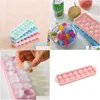 Ice Cream Tools 14 Grid 3D Round Balls Molds Plastic Tray Home Bar Party Hockey Holes Making Box With Er Diy Mods Drop Delivery Gard Dhcfu