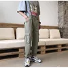 2020 kombinezon SUKSUITS SUPENDERS DUŻE PASA HIP-HOP LUSKIE Black Khaki Army Green Casual Men's299d