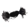 1000 pcs black hang tag string with black pear shaped safety pin 10 5cm good for hang garment tags259Y