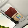 Araba Sun Visor Poşet Organizatör Pocket Güneş Gözlüğü Kartları Biletleri CD Pen Tutucu Kılıf Çok Amaçlı 2834