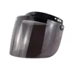 Hełmy motocyklowe 2023 WITRPOOF 3-Snap Visor Lens Shield do Flip w dół otwartej twarzy