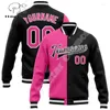 Männer Jacken Mode Benutzerdefinierte Name Nummer Logo Bunte Graffiti Muster 3D Harajuku Streetwear Unisex Casual Botton Mantel Baseball Jacke X1