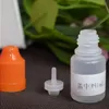 Colorful ChildProof Cap 3000pcs 5ml Empty E Liquid Plastic Dropper Bottles 5 ml with Needle Tips For E liquid Kjois