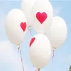 100 pièces Latex rouge coeur ballons rond ballon fête mariage décorations joyeux anniversaire anniversaire décor 12 pouces210i