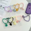 Anti-verlorene Liebe Herz Schlüsselanhänger Handy Gurt Ring Anhänger Telefon hängen Lanyard weiche Silikon Armband Armband Zubehör L230619