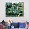 Toile abstraite Art Jalais Hill Pontoise 1879-81 Paul Cezanne Peinture à l'huile artisanale Décor moderne Studio Appartement