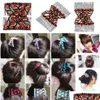 Hair Clips Barrettes Vintage Magic Comb Women Elastic Beads Accessories Bun Holder Claw Comb-Stay Stretchy Headwear Hairs Styling Dhbbs