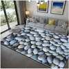 Mattor Decoration of the 3D Pebble Modern Corridor of the Bedroom Carpet Accessories Moderne Home Dekoration Carpet R230720