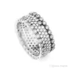 Ringe kompatibel mit Pandora Jewelry Lavish Sparkle Silberring für Damen Original 100 % 925 Sterling Silber Schmuck Ring wholesale182H