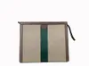 Pochette firmata Ophidia uomo donna borsetta di lusso stilista di moda g borsa borse da trucco vintage jackie1961 di alta qualità con fettuccia a strisce rosso-verde classica