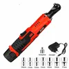 HILDA 12V Electric Wrench Kit Cordless Ratchet Wrench uppladdningsbar byggnadsställningsmoment Ratchet med uttag Tools Power Tools2013