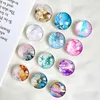 Suporte de telefone Air Sac Korea Ins Griptok Creative Transparent Crystal Marble Mobile Finger Grip Tok Funny Cellphone Accessories L230619