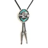 Bolo bindt westerse cowboy bolo tie lederen stropdas fashion heren casual stropdas pak accessoires hkd230719