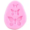 Baking Moulds Rose Flower Silicone Molds Plumeria Peony Fondant Mold Cake Decorating Tools Cupcake Chocolate Mould Candy