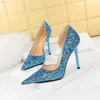 Sandals Women Pumps Extrem Sexy High Heels Women Shoes Thin Heels Female Shoes Wedding Shoes Gold Sliver White Ladies Shoes L230720