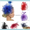 Aessories Tools Produkty do włosów Klapa Great Gatsby Headband Pearl Charleston Party Bridal Headpiece Yp Heakdress Sellin210L