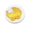 Bakning formar baby vagn barnvagnar silikon kaka mögel sockerscraft cupcake fondant dekoration verktyg