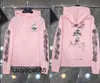 NOWOŚĆ Luksusowe kurtki 23SS Projektanta Bluzy Zipper Serce Horseshoe Cross Fashion Brand Kobiet Chromes Casual Pullover Loose Sweter Kurtka z kapturem