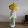 Trajes de mascote de menino de limão Tema animado Homem de fruta de limão Cospaly Mascote de desenho animado Personagem de festa de carnaval de Halloween Costume202P