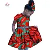 Abbigliamento etnico 2-14 anni Ragazze Vestiti africani per bambini Ragazza Dashiki Abito da ballo tradizionale Baby Princess Abiti per bambini WY1201