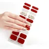 Autocollant de soin des ongles en gel semi-durci en gros glace transparent autocollants de couleur unie éclairage des femmes enceintes décalcomanies de vernis à ongles