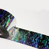 Adesivos decalques 120 metros holográfico arte do prego transferência folha adesivo laser folha de prata decalque folha holográfica para a tentação de pesca DIY pesca 230718