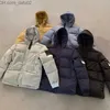 Herrarna Down Parkas varumärke Mens Topstoney Parkas 21FW Metal Nylon Down Cotton Jacket Varm broderad manschettrock Parka Size M-2XL Z230720