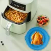 Bakeware Tools Silicone Evenly Heated Air Fryer Baking Tray Accessories Mat Food Steamer Liner Improve Heat