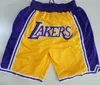 Vintage Just Black Mamba Don Pantaloncini da basket 8 24 Just Don Short Commemorative Bryant con tasche Retro 1996 Mens Zipper Short Stitched Team Shorts S-XXL