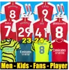 21 22 23 23 Smith Rowe Pepe Saka Sakcer JerseysファンプレーヤーバージョンOdegaard Thomas Martinelli Tierney 2021 2022 2023 No More Red Football Shirt Men Kids Kit Sets