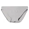 Underpants 2023 Men Underwear Briefs Sexy Grey Modal Solid Low Rise High Quality Comfortable Breathable And Fashionable