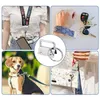 Hakenschienen 40 Stück DIY Stoff Hardware Schlüsselanhänger Fob Armband mit Ring für Lanyard Gepäckgurt Zubehör289J