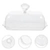 Dinnerware Sets Display Cover Plastic Containers Home Tableware Restaurant Butter Box Acrylic