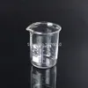 1 Lot Lab 25ml To 2000ml Low Form Beaker Chemistry Laboratory Glass Transparent Beaker Flask Thickened with Spout1240G