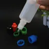 1 унция PE Dropper Bottles для E Liquid 30 мл пластиковых бутылок с цветными вмешивающими