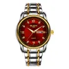 Erkek Saat Saatleri Yüksek kaliteli tasarımcı su geçirmez paslanmaz çelik izleme 42mm kuvars-basty watch moda saat