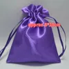 Nave 200 pz NUOVO 8 10 cm bella borsa in raso caramelle perline borse capelli pacchetto regalo borsa da sposa pouch303K