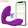 Vibradores Vagina Sucking Vibrator 10 Speeds aplicação controla ventosas de vibração para tentação de sexo oral Estimulador de clitóris brinquedo sexual feminino 230719