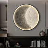 Wall Lamp Entry Porch Hanging Painting Led Round Corridor Light Luxury Abstract Living Room Bedroom Decorative