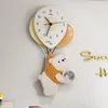 Zegar ścienny Kuchnia Kuchnia Nordic Style Luksusowy salon Luminous Clock Modern Relogio de Parede Decor WWH35XP