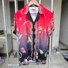 Heren Casual Shirts Casa Marokko Mannen Zomer Mode Effen Shirt V-hals Designer Kleding Een Dag Schip Uit 230720