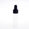 Clear Amber Blue Glass 4ml Refillable Empty Glass Bottles Aromatherapy Container Eye Dropper Essential Oil Bottle For Travel 2400Pcs Ndwfp