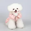 Dog Apparel Fashion Pet Princess Dress Print Sweet Skirt Clothes For Winter Supplies Wedding