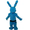 2018 Factory ive Nights At Freddy's FNAF Blue Bonnie Dog Mascot Costume Fancy Party Dress Halloween Costumes256N