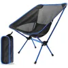 Autres fournitures de jardin Nouvelle chaise de lune pliante portable détachable Chaises de caméra en plein air Plage Pêche Tralight Voyage Randonnée Siège de pique-nique Dh8Et