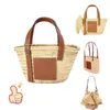 2024 Luxurys Bucket Pochette Summer Weave Cross Body Clutch Beach Bag