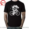 Camisetas masculinas com design de caveira engraçado camiseta masculina Dabbing Skeleton Dab Hip Hop camiseta preta Harajuku roupas streetwear camisetas