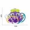 Jeu de sable Water Fun Spray Outdoor Toy Octopus Sprinkler Backyard Garden Toys Summer Yard Cartoon Splash Baby Bath for Kids 230719